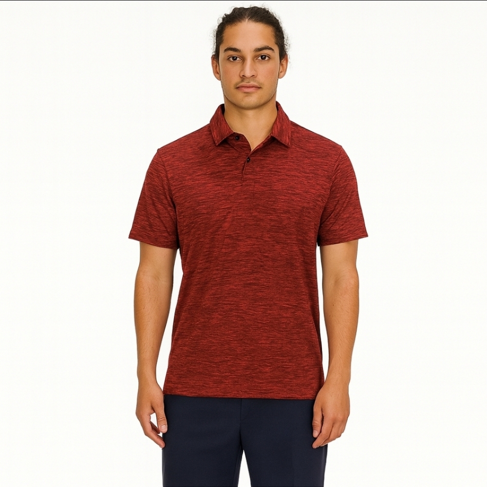Old Navy Active Red Mens Polo Golf Shirt Dry Fit Mens Sz Med